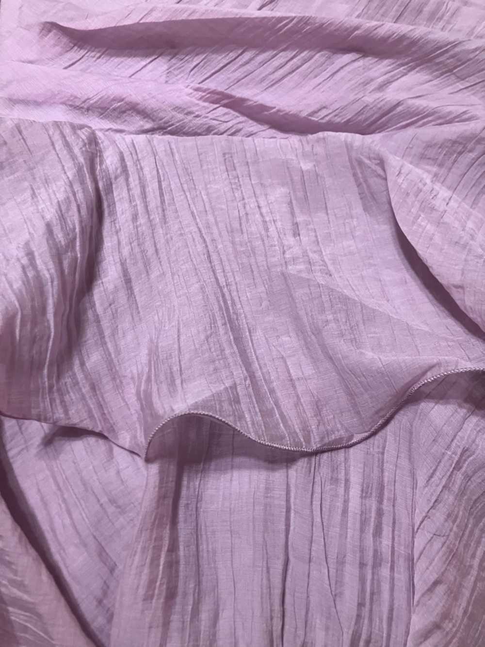 Lancia Maxi Dress- Ruffle Tiered Lilac Gown - Picture 3 of 11